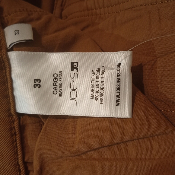 NEW Joe’s Jeans The Precious Cropped Cargo straight leg brown pants Sz 33/ 16 - Picture 4 of 10